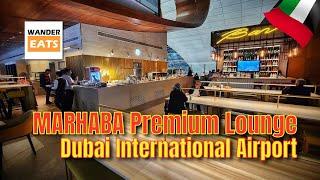 Eat: MARHABA Premium Airport Lounge Tour at Dubai International Airport