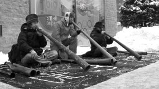 "Die 3 Herren" spielen Didgeridoo in Regensburg