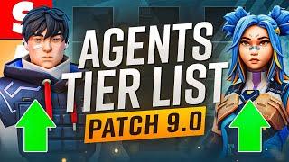 *NEW* Agent Tier List Patch 9.0 - ISO IS BROKEN!? - Valorant Meta Guide