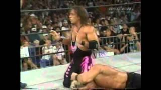 8 13 98 WCW Thunder   Lex Luger vs Bret Hart