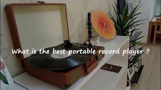 What is the best portable record player? Best Suitcase Turntable Record Player in 2023