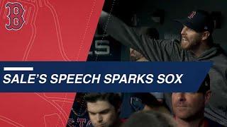 Chris Sale's speech sparks the Red Sox comeback