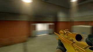 CSGO PACK | СБОРКА КСГО GOLD MODELS & BasildoomHD ARMS For Counter-Strike: Source (Steam)