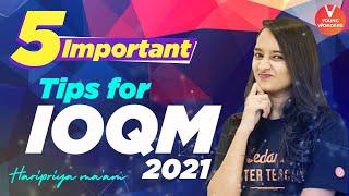 5 Important Tips for IOQM 2021 | Indian Olympiad Qualifier in Mathematics | Haripriya Ma'am