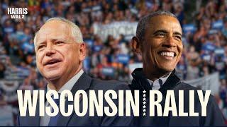 Governor Tim Walz & President Barack Obama WI Rally