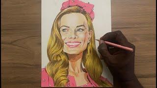 Drawing Barbie from the Barbie Movie