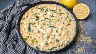 Creamy Chicken Orzo