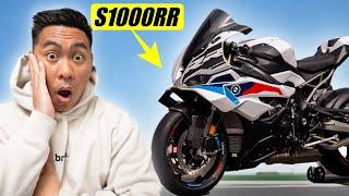 BMW gave me an S1000RR at the track!