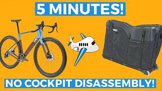 Pack your BIKE BAG in 5 Minutes!!! EVOC Road Bike Bag Pro REVIEW
