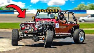 I DRIFTED MY TWIN TURBO JEEP AT A PRO EVENT