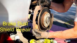 How to Change Brake Dust Shield Peugeot 206