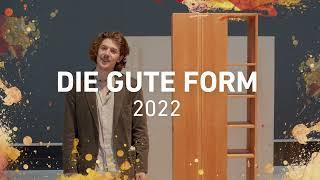 Die Gute Form 2022 / Bayern – Belobigung Lucas Nürnberger – Schreiner gestalten ihr Gesellenstück