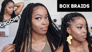 CROCHET BOX BRAIDS : MY FIRST TIME(Step by Step Tutorial) ft. Divatress