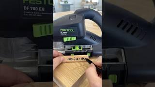 Using the ​⁠@festool-canada  DOMINO XL DF 700 to get this countertop ready for glue up