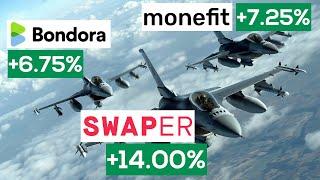 7 - 14% + Geld täglich zurück! Bondora vs Monefit vs Swaper