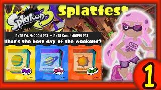 Splatoon 3 Splatfest  Day # 1 (Friday, Saturday, or Sunday )