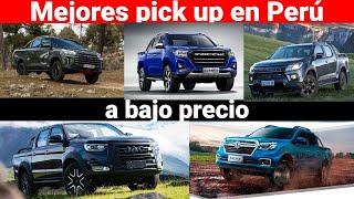 ¡Mejores pick up en Perú a bajo precio!