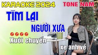 Tìm Lại Người Xưa Karaoke Tone Nam - Beat Chuẩn || Minh Điệp Organ