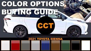 2021 Toyota Sienna - Color Options Buying Guide