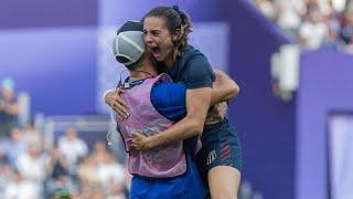 Ilona Maher Leads Team USA To First Ever Olympic Rugby Medal, As New Fan Jason Kelce Watches On