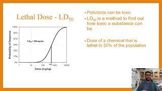 Unit 8, Topic 12, Lethal Dose 50% (LD50) & Unit 8, Topic 13, Dose Response Curve