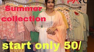 Paru fashion/jaipuri printed kurti/ kurti wholesale market in Jaipur#jaipurisuit#jaipuricottonsuits