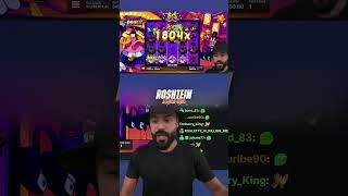 Donny Dough’s MEGA WIN!  JACKPOT HIT!  #jackpot #roshtein #bigwin#slot