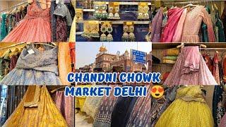 Chandni Chowk Market Delhi | Beautiful Lehenga Collection  Bridal and Non Bridal