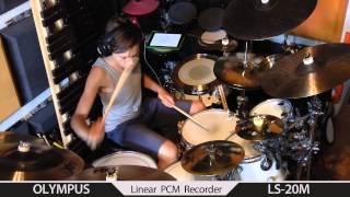 Igor Falecki (13y) plays 19 days Gavin Harrison (drum cover)