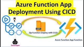 Azure Functions Deployment Using GitHub Action CICD | Azure Function Apps | Python | DevOps