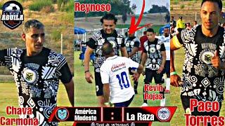 EX PROFESIONALES DAN UN JUEGAZO - Jonny Magallon, Chava Carmona y más América de Modesto vs La Raza