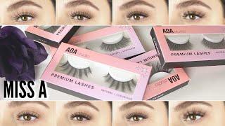 AOA STUDIO FAUX MINK LASHES REVIEW & TRY ON!!