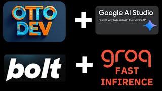Bolt.New/oTTODev Updates: Community Growth, Preview/Terminal Improvements, Free Groq&Google Models!