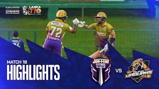 Lanka T10 Super League 2024 I Match 19 Highlights I Jaffna Titans vs Colombo Jaguars