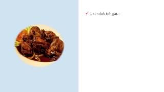 Resep Masakan Ayam Goreng Mentega