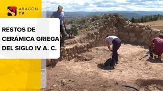 Aparecen restos de cerámica griega del siglo IV a. C. en el yacimiento íbero del Alto Chacón