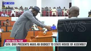 Governor Diri Presents 2025 Budget To Bayelsa State House Of Assembly