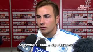 Mario Goetze usłyszał pytanie i... odszedł obrażony