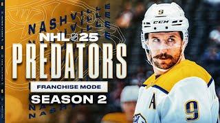 NHL 25: NASHVILLE PREDATORS FRANCHISE MODE - SEASON 2