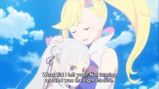 Minerva hug Emilia - Rezero Season 2 ENG SUB