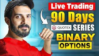 Binary Option Live Trading With New Concept For 90 Days | #day8 | Scalp Traders