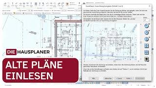 alte Pläne einlesen - Scan-Wizzard