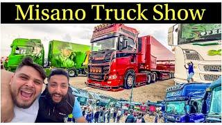 TruckShow Misano 2024  with Scania V8, L6, DAF, MAN & Volvo open pipes sound  EUROPEAN TRUCK