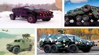 Russian armored military vehicles