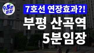 부평 산곡역 임장  ...7호선 연장효과!? ㅣ 5분 안에 돈 될 지역을 대신 임장하는 법