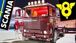 V8 Scania Trucks/Camion Old School - Exhaust Sound, Open Pipes & Smoke! - 143M, 142H, 141 series