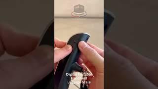 Digital portable luggage scale️  #TravelSmart #LuggageEssential #UmrahEssential #UmrahTrip #Hajj24