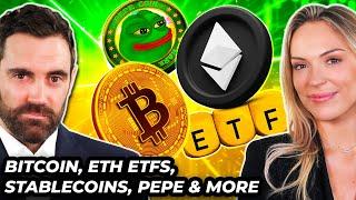 Crypto News: BTC, ETH ETFs, Stablecoins, PEPE, HBAR & MORE!!