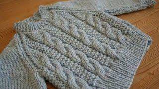 Amazing Hand-knitted Baby Boy Sweater Design