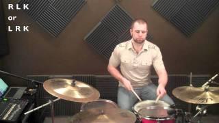 How To Drum - John Bonham Triplets - 30 Second Drum Lesson